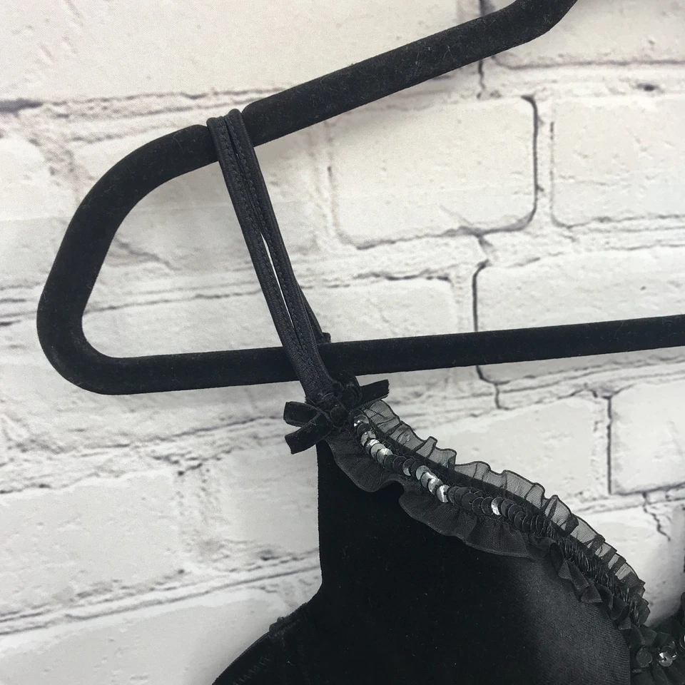 Sutiã Cabernet Feminino 38C Balconette Underwired Alças Ajustáveis Preto 10995 - Imagem 3 de 4