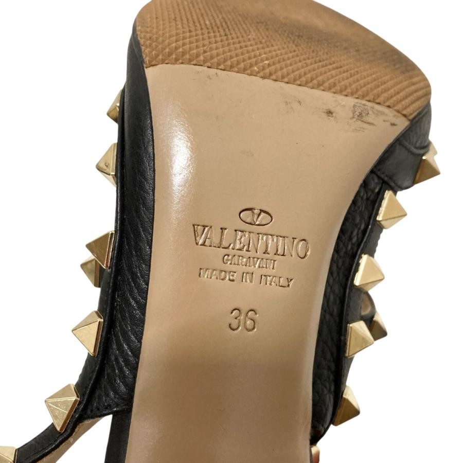Valentino Garavani Pumps Heel Studded Leather Black EU36/US6 116192c thumbnail 19