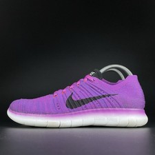 Nike Free RN Flyknit Para mujeres 7.5 Ultra Violeta Tenis para Correr Zapato Atlético Usado en Excelente Condición