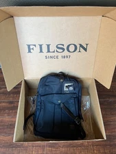 New With Tags Filson Journeyman Tin Cloth Backpack Navy -  SOLD OUT