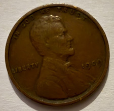 1909 P Lincoln Wheat Cent Very Good (VG) Circulated Condition 1st Year Penny 1c