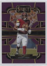 2023 Panini Select Concourse Purple Prizm 1/75 Andre Jones #98 1al3