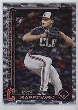 2025 Topps Update Silver Crackle Foil Erik Sabrowski #US284 1rv7