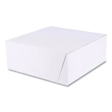 Southern Champion Tray 1573 White One-piece Non-window Bakery Boxes, Standard,