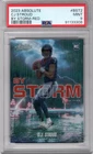 C.J. STROUD 2023 PANINI ABSOLUTE BY STORM RED RC #080/100 PSA 9 MINT **TEXANS**