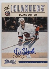 2012-13 Panini Classics Signatures Auto Duane Sutter #155 Auto 0k5