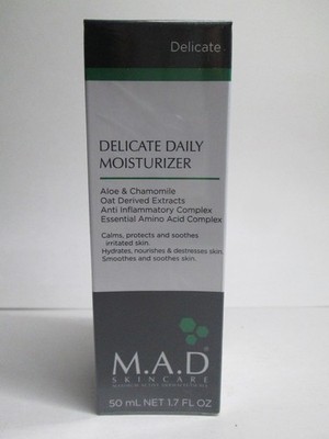 M. A. D skincare delicate daily moisturizer  50ml/1.7fl.oz  NEW exp 2028