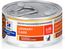 C/D Multicare Stress Urinary Care Wet Cat Food, Chicken  Vegetable Stew, 2.9 Oz
