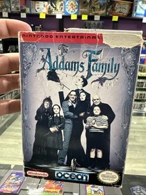 The Addams Family (Nintendo Entertainment System, NES) Complete w/ Damage Tested