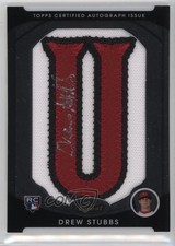2010 Topps Finest 89/217 Drew Stubbs (Letter U) #155 Auto 0c6