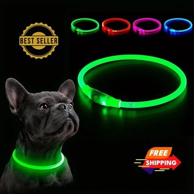 Anti Insekten Floh und Zeckenhalsband Leuchthalsband 8 Months für Hund Katzen