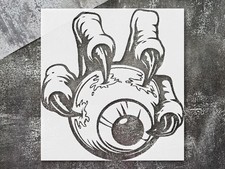 Halloween Monster Eye Wall Art Stencil for Spooky Home Decor - StencilAir
