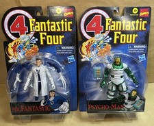 Marvel Legends Retro Fantastic Four 4 MR FANTASTIC PSYCHO-MAN 6    Figures New