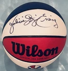 JULIUS DR J IRVING BECKETT AUTHENTICATED SIGNED OFFICIAL ABA NEW GAME BASKETBALL