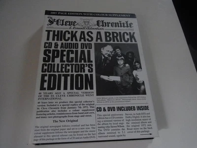 Jethro Tull Thick as a Brick CD + Audio DVD Box 40TH Anniversary Set - Bild 1 von 3