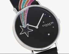 Image of Coach Perry Women's Black Stainless Steel Quartz Watch 36mm 14503039