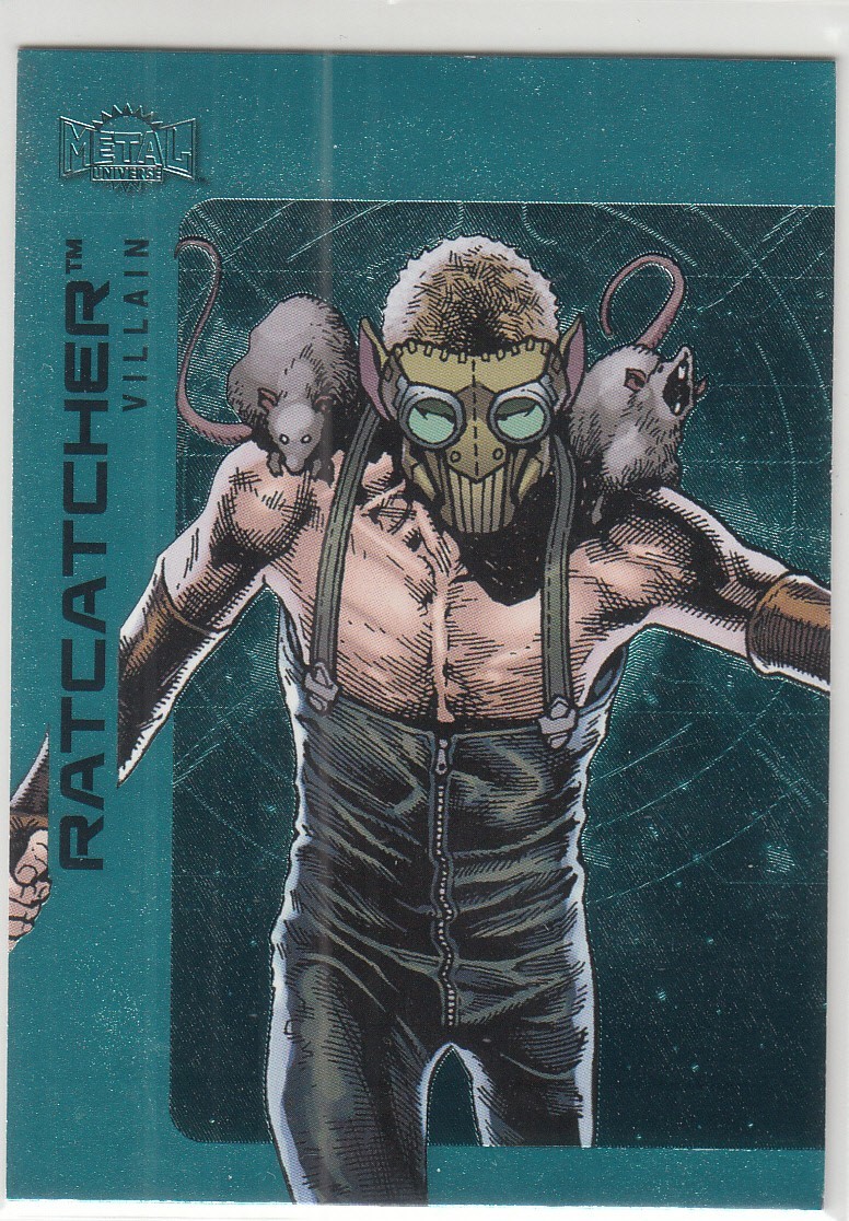 2025 Skybox Metal Universe Batman Parallel FX Aqua RATCATCHER #124