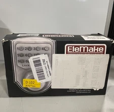 Elemake High Security Lock 100% Mechanical No Risk Of Low Battery