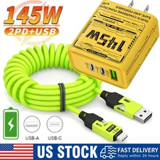 145W Fast Type C Wall Charger , 4-In-1 100W Super Fast Cable For Cell Phone iPad