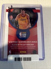 RARE 2023-24 Panini Player Of The Day Rookie Rising Stars Red Victor Wembanyama