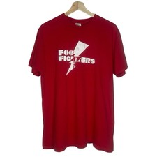 Foo Fighters 2007 Lightning Logo XL Shirt Y2K Dave Grohl Taylor Hawkins