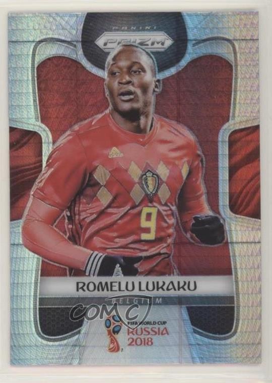 2018 Panini Prizm World Cup Hyper Prizm Romelu Lukaku #20 0z6
