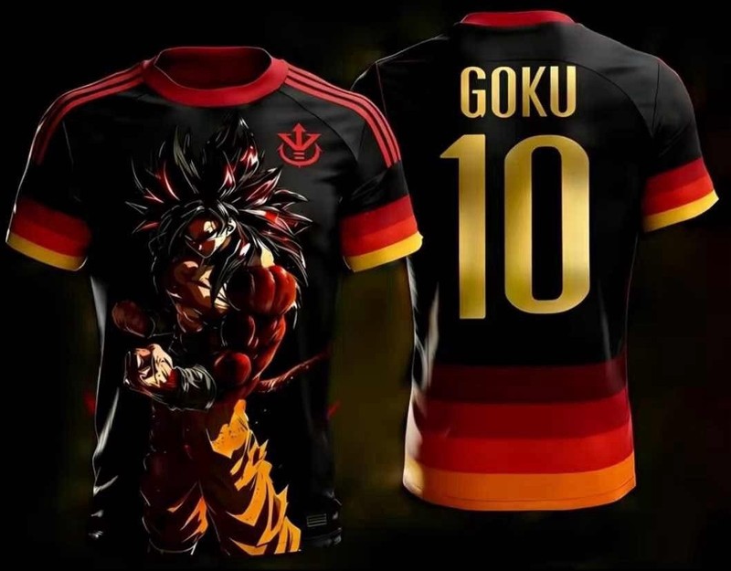 Goku Saga AOP Dragon Ball Z Shirt Size Xl Jersey Soccer Style