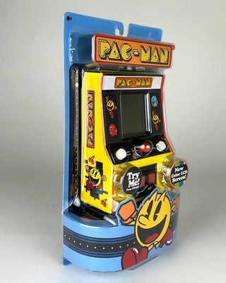 Basic Fun Arcade Classics Pac-Man Color LCD Retro Mini Arcade Game NIB Sealed