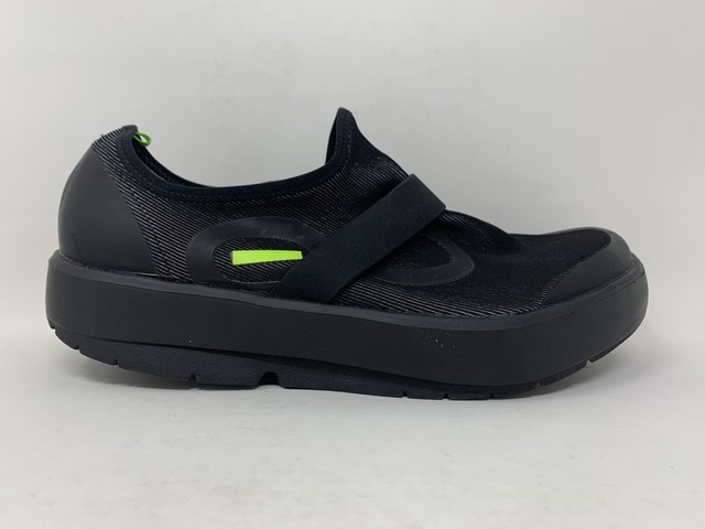 OOFOS‎ Men\'s OOMG Fibre Low Slip On Recovery Comfort Sneakers Black/Grey Size 9 OOFOS Shoes Mens Size 9 Black Gray OOMG Fibre Low Comfort  main image 4