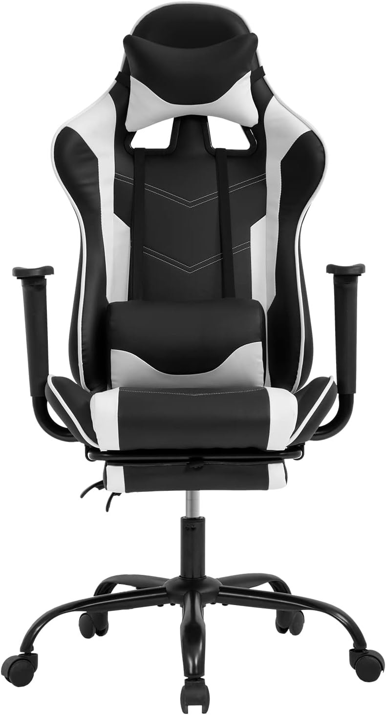 Gaming Chair Ergonomic Computer Racing Office Chair Adjustable High Back Gamer-image