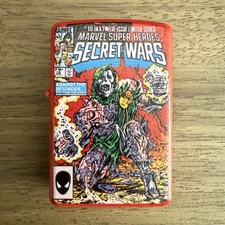 Marvel Secret Wars #10 Lighter | Doctor Doom Comic Cover | Windproof Metal