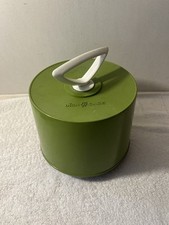VTG Disk - Go - Case 7 Vinyl 45 Record Holder Avocado Green Made In USA
