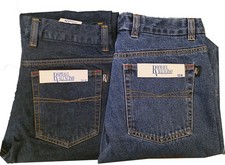 Mens Basic 5 Pocket Regular Fit Denim Jeans Stonewash Waist 32-48 Leg XS S R L
