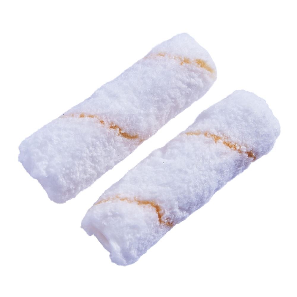 ProDec Advance 2 Pack 4 inch Medium Pile Microfibre Mini Paint Rollers | for a Smooth Finish Painting with Emulsion Paints and Woodstains on Interior Walls, Ceilings and Wood, 4" - Image 2