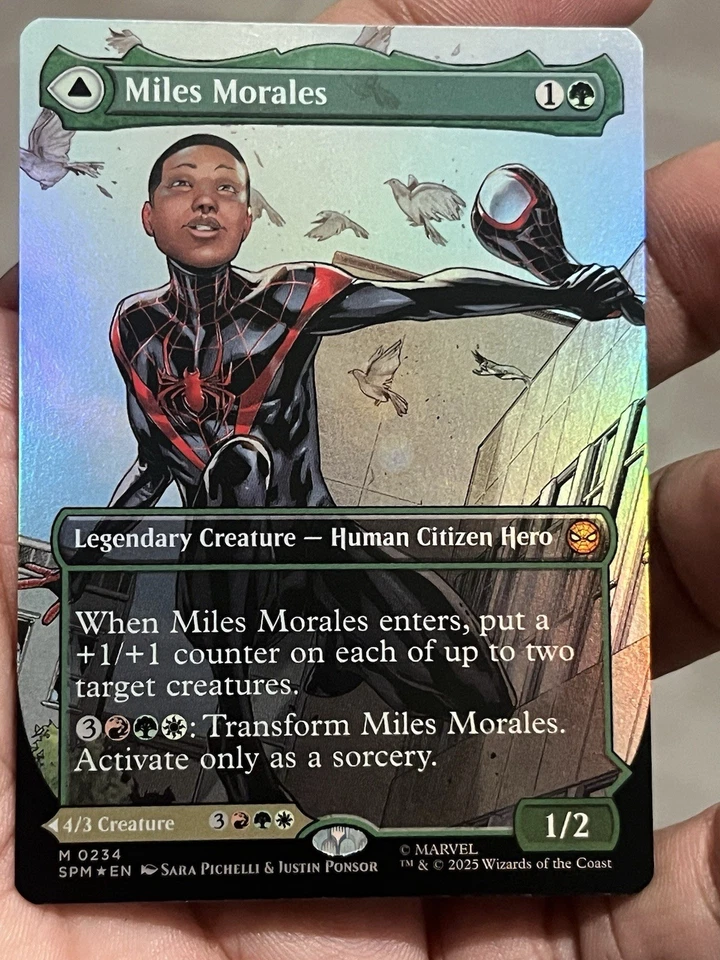 Miles Morales (0234) (Borderless) Marvel's Spider-Man Foil - Image 3 of 4