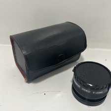 AMBICO Video Auxillary Camera Lens V-0385 Telephoto 1.5x Wide Angle 0.5x w/Case