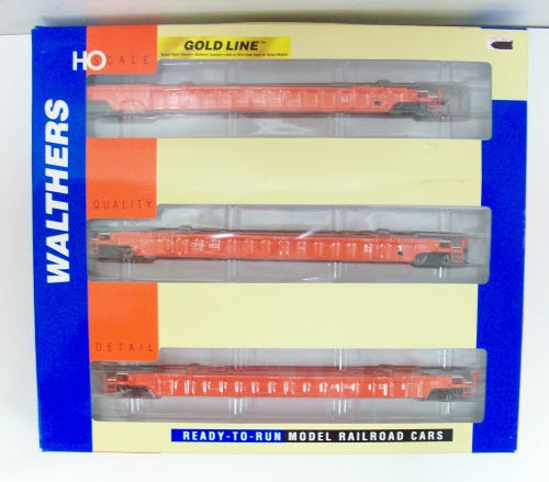 Walthers 932-3944 HO Canadian Pacific NSC 3 unidades 53' Well Car (juego de 3) LN/caja | Zustand: Used
