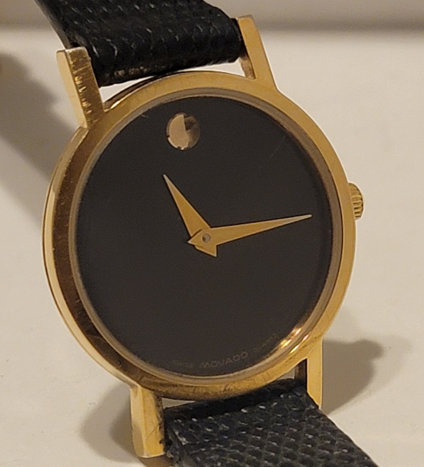 Vintage Movado Museum Ladies Quartz Watch 81.A1.832P