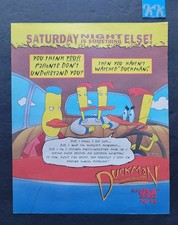 Publicidad impresa promocional Duckman Private Dick/Family Man 1996