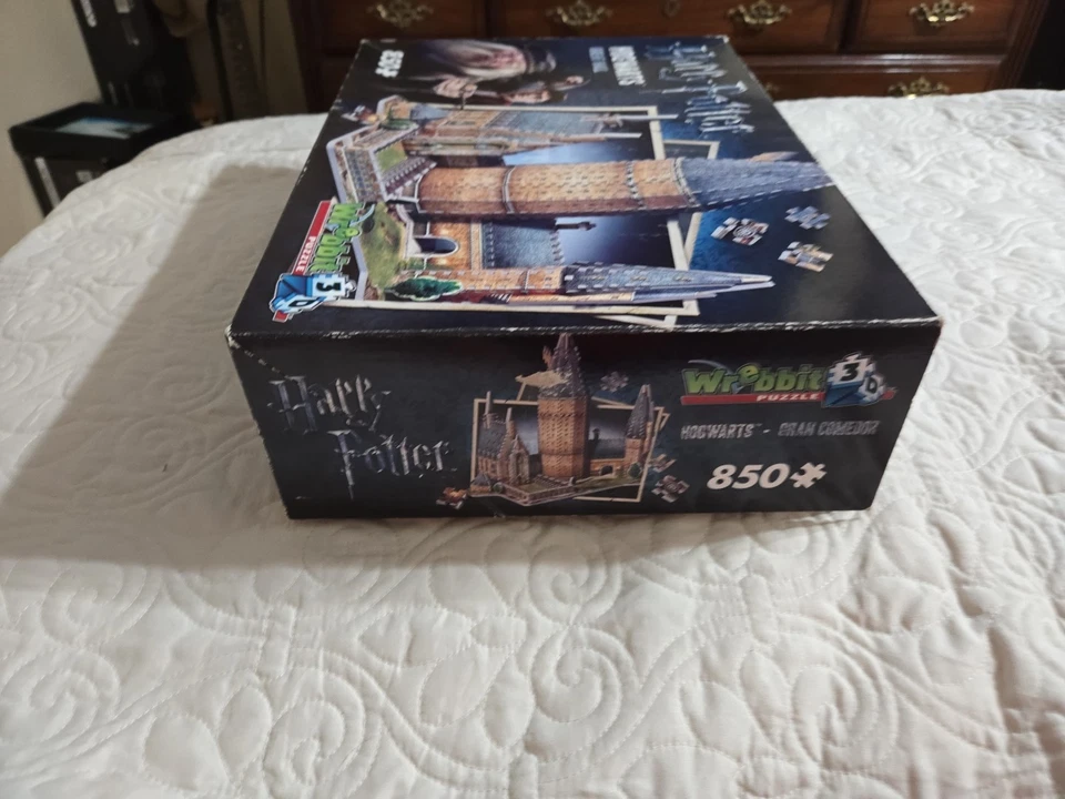 Puzzle Wrebbit 3D Harry Potter Hogwarts Gran Salón 850 Piezas 2015 COMPLETO USADO EN EXCELENTE ESTADO Foto 4 de 4