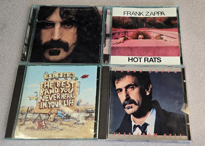 Frank Zappa CD s Lot Of 4 - Best band, jazz from hell, hot rats, apostrophe