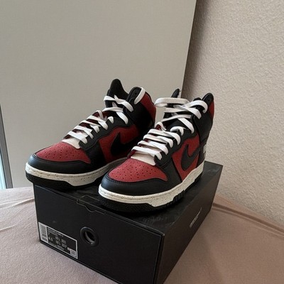 Nike Dunk Hi 1985 Unisex High Top Sneaker Rot/Schwarz/Weiß EU 40 DD9401-600