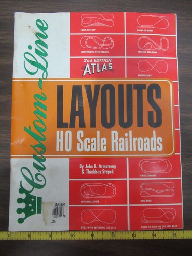 Vintage Atlas HO Scale Railroads Layouts book 2nd edition | eBay