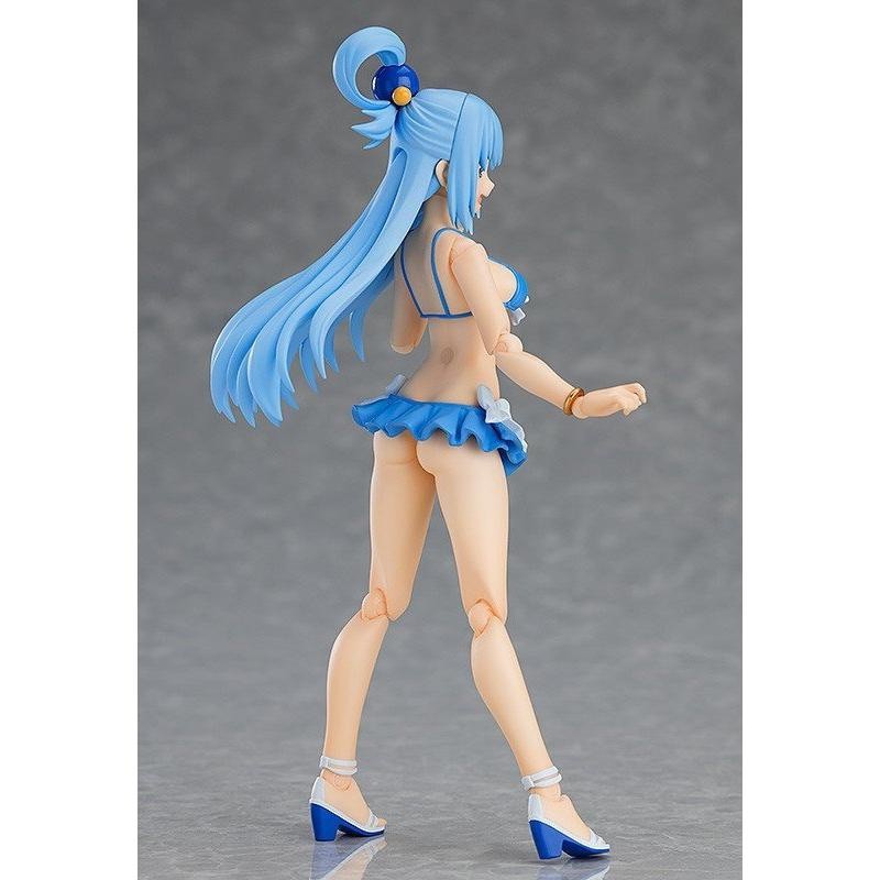 Traje de baño figma Konosuba Aqua Ver. Figura de acción pintada GoodSmile Japón