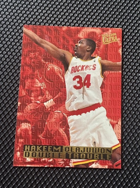 1995-96 Fleer Ultra - Double Trouble Hakeem Olajuwon #5
