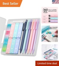 6-Count Cute Pastel Mechanical Pencil Set - Ergonomic, Lightweight  Versatile