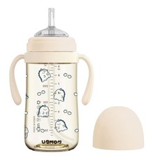 No-spill, Backflow prevention Sippy Cup with Straw, PPSU Learner Cup with Han...