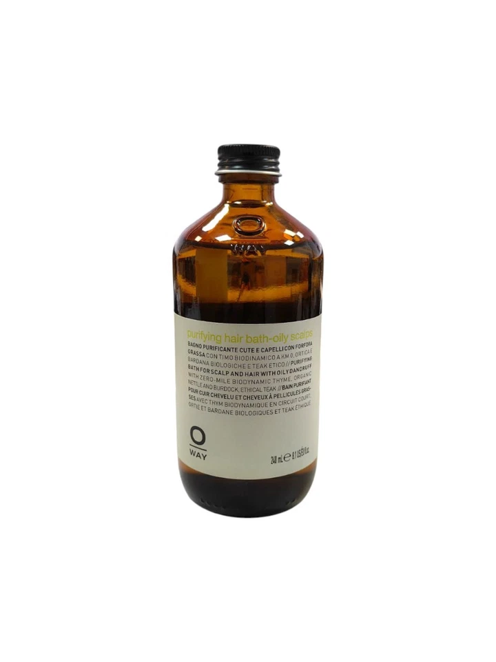 Oway Purifying Hair Bath - Oily Scalps Klärendes Shampoo fettige Kopfhaut 240ml