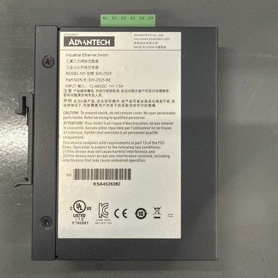 ** New - Open Box ** Advantech EKI-2525-BE Industrial Ethernet Switch