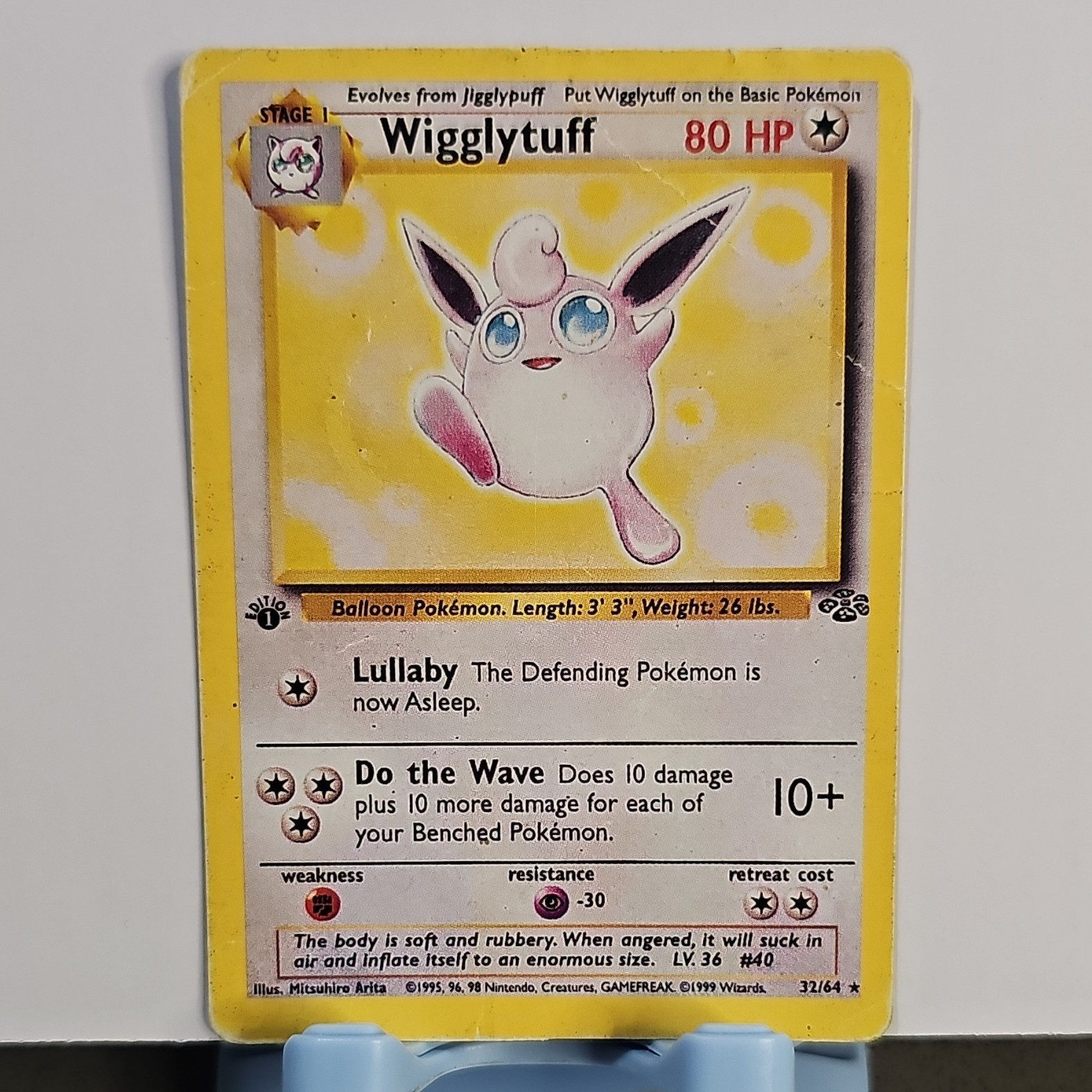 Pokémon TCG Jungle Wigglytuff 32/64 Regular Rare 80 HP English